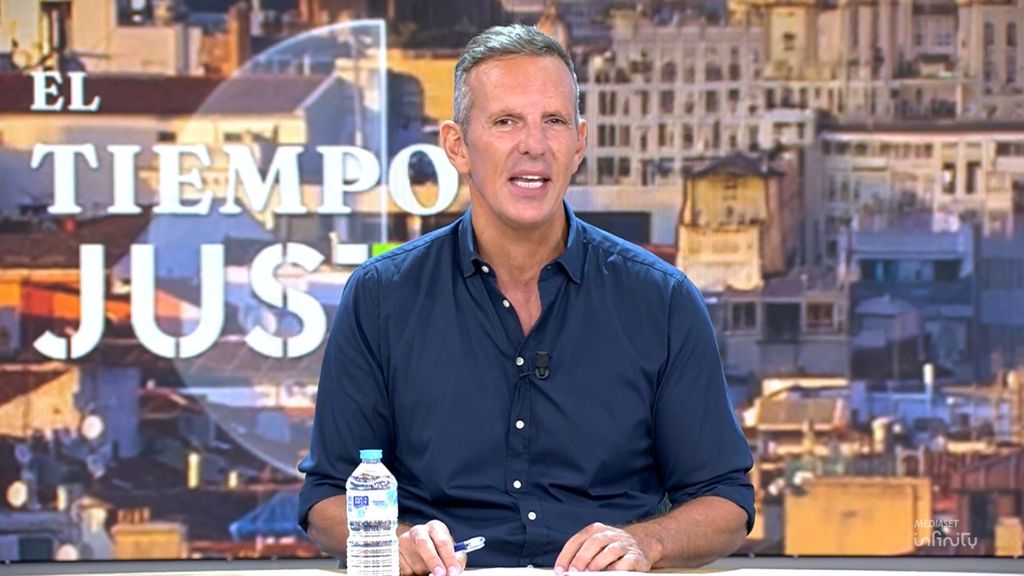 El popular presentador en su regreso a la televisión tras su baja de paternidad el 21 de septiembre