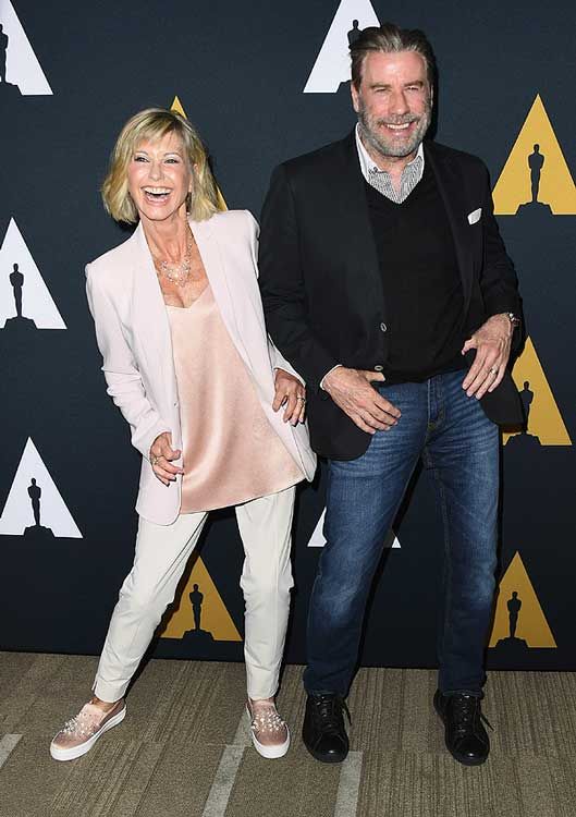 Olivia Newton-John y John Travolta 