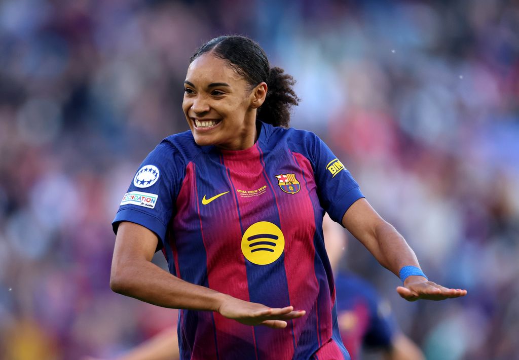 Salma Paralluelo, jugadora del FC Barcelona Femenino