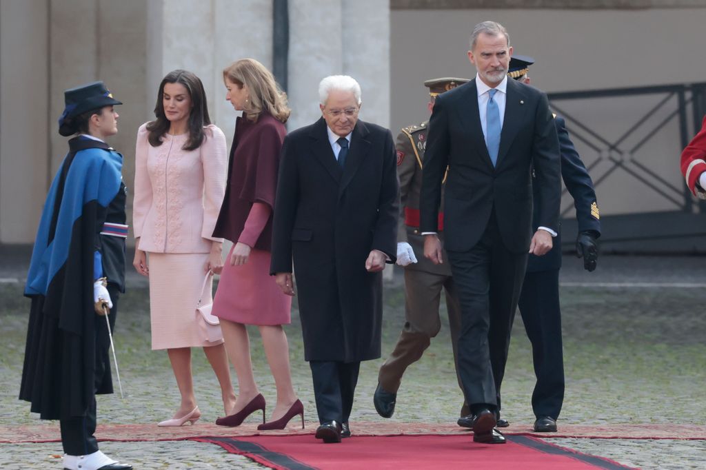 Rey Felipe VI y reina Letizia en Italia 