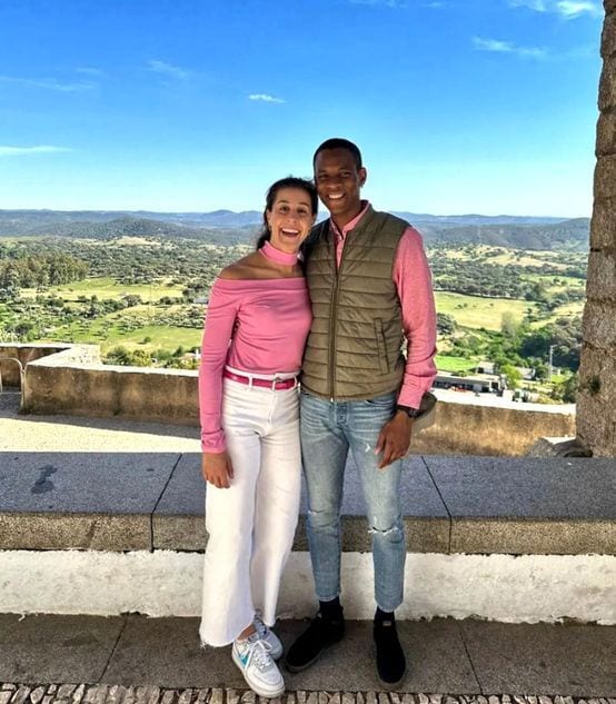 Carolina Marin y su novio, Gen Esteban San Millán