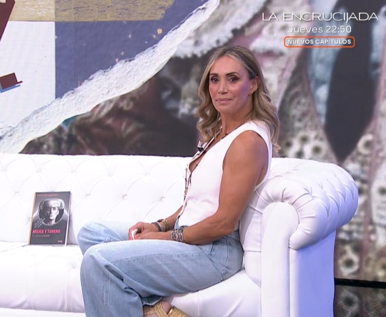 Cristina Sánchez en el programa de Sonsoles Ónega