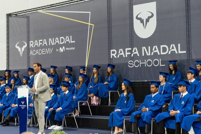 El inspirador discurso de Rafa Nadal ante una emocionada Mery Perelló