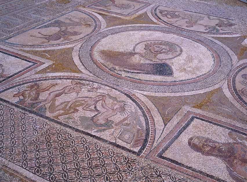 Mosaico del Parque Arqueológico de Carranque en Toledo