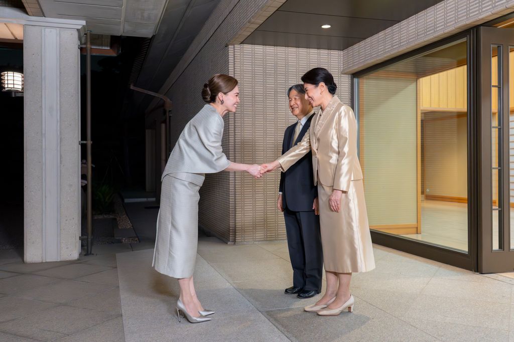 Los emperadores de Japón reciben a la reina consorte, Suthida de Tailandia