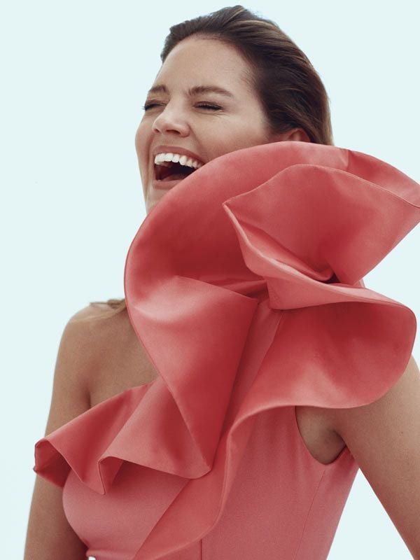 isabelle Junot con vestido de Pronovias
