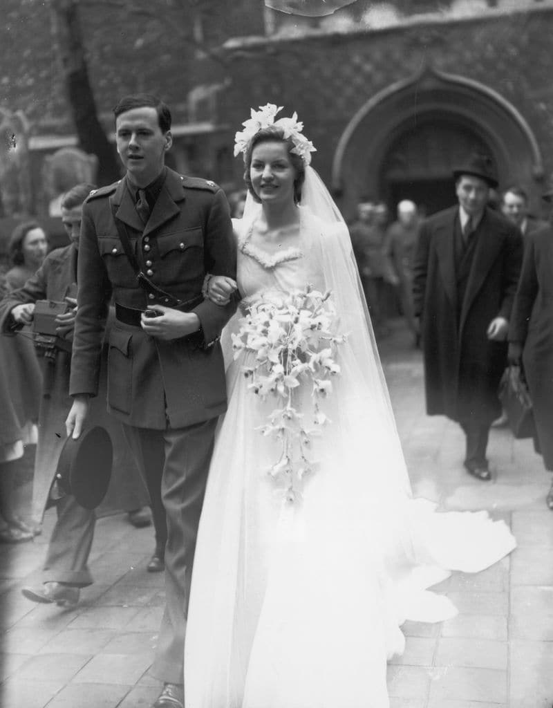 Deborah Mitford con Lord Andrew Cavendish 