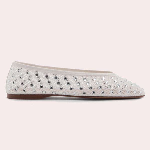 Zapato mesh detalle strass