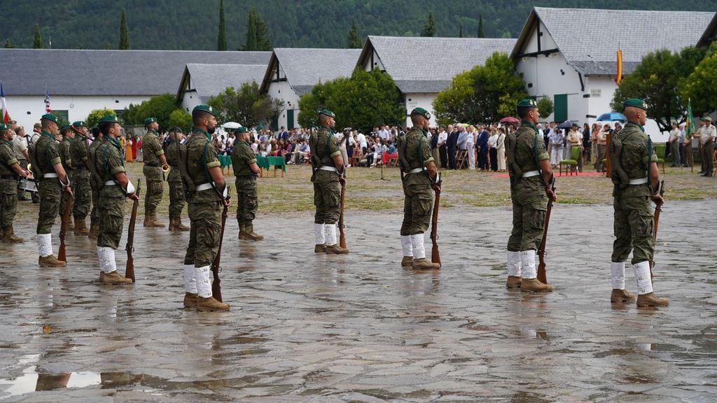Kalina de Bulgaria en un acto militar