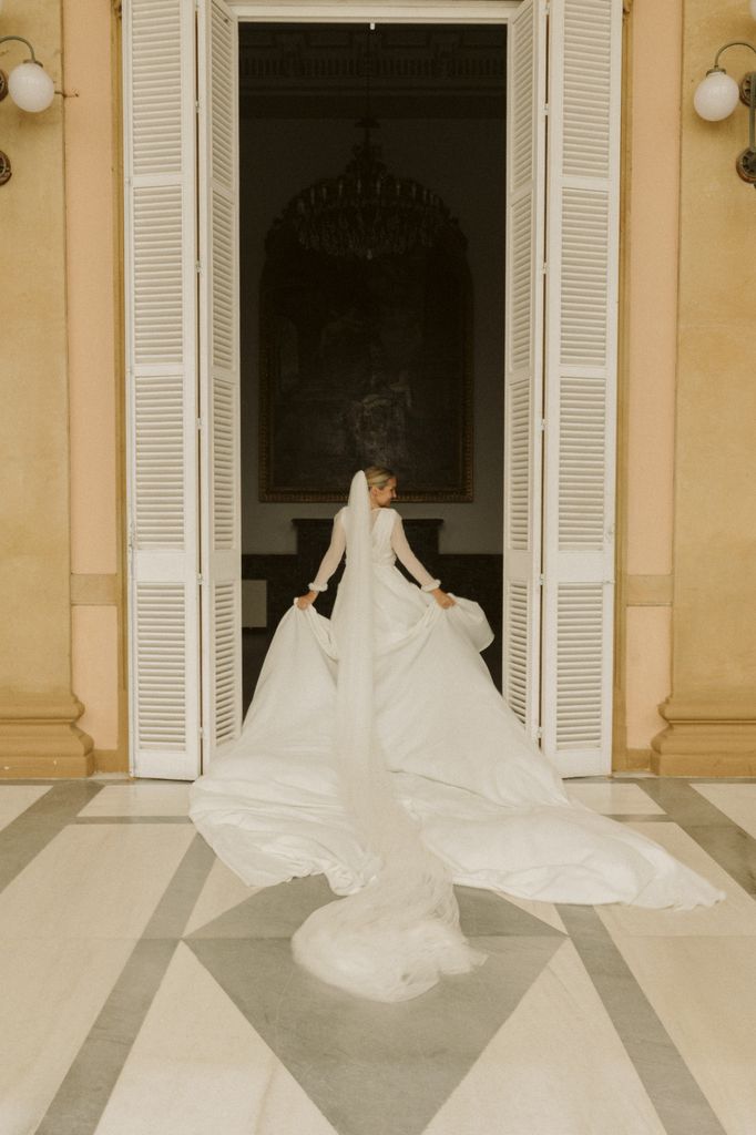 Look de novia desmontable