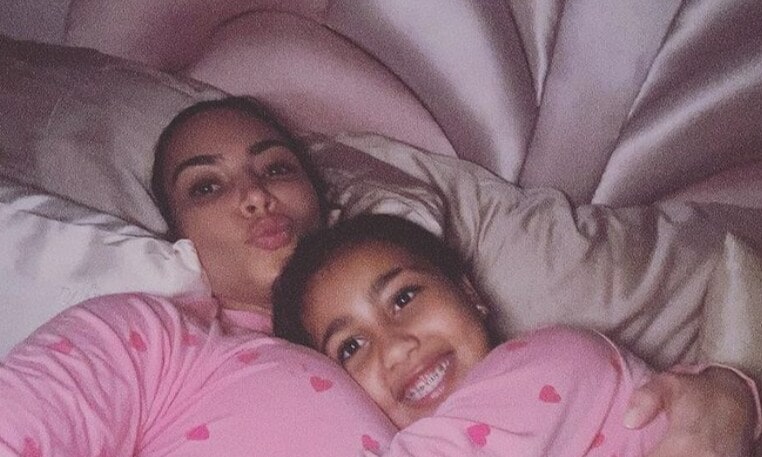kim kardashian and north west