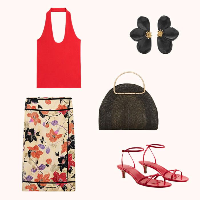 Una única falda de flores de Zara para crear 3 looks que te salvarán el verano