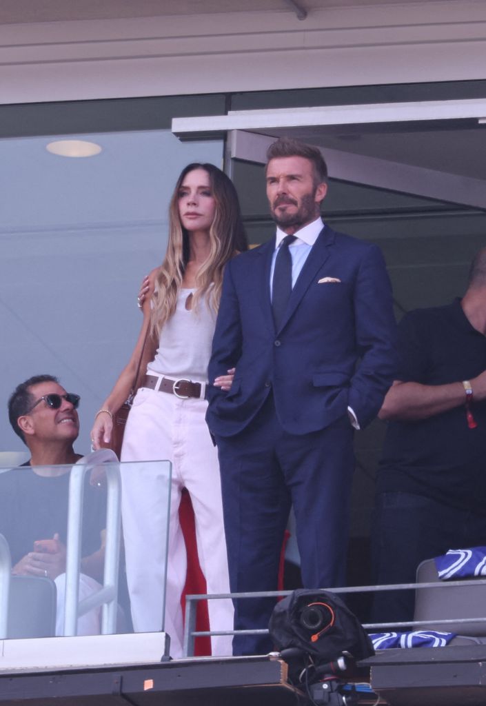 Victoria y David Beckham