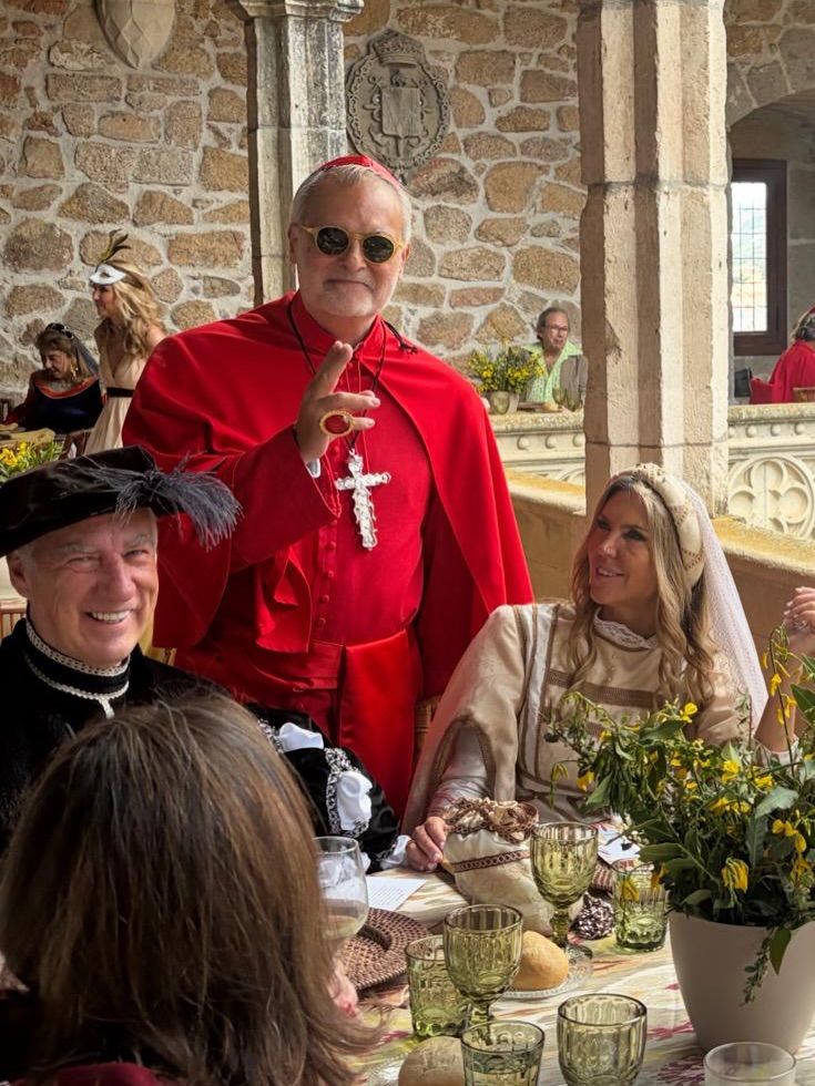 Un momento de la celebración en el Castillo de Manzanares el Real