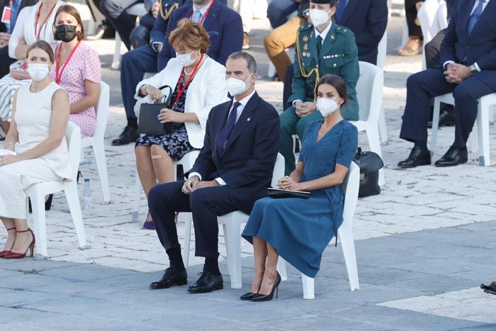 reyes Felipe y Letizia en el homenaje de Estado a las víctimas del coronavirus