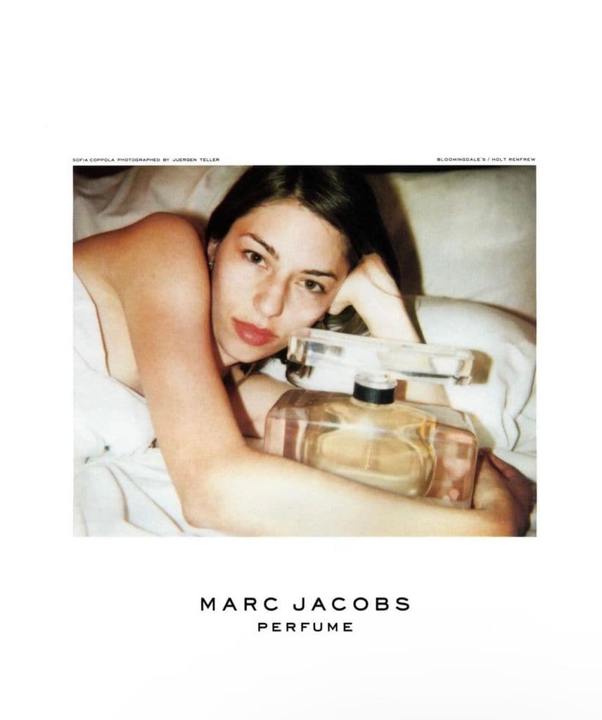 Sofia Coppola por Jurgen Teller para Marc Jacobs.