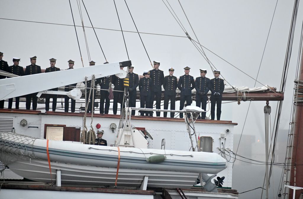 La princesa Leonor llega a Valparaíso (Chile) a bordo de Elcano en abril de 2025