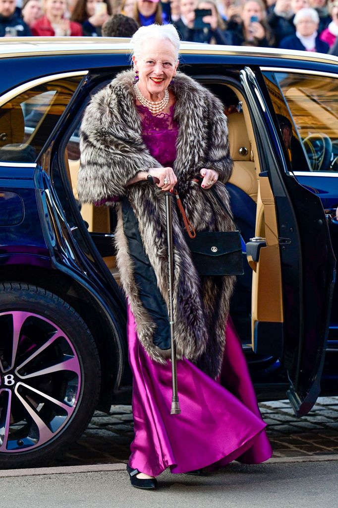 Margarita de Dinamarca en el cumpleaños de la Princesa Isabella de Dinamarca