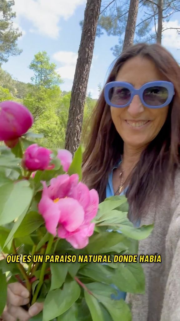 Paz Padilla, en una imagen de archivo, en el Valle de Iruelas
