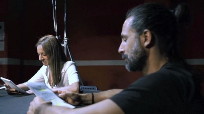 Hugo Silva y Michelle Jenner 