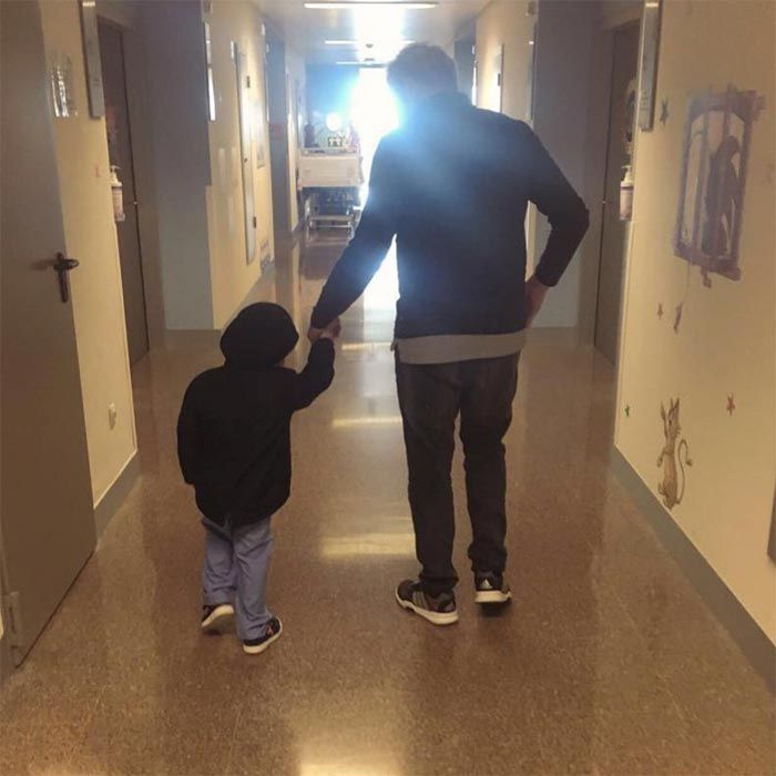 Santiago Cañizares y su hijo Santi
