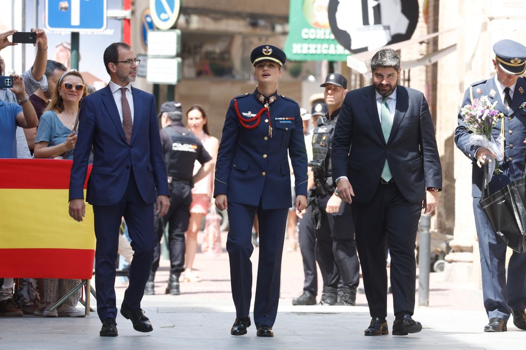 LA PRINCESA LEONOR RECIBE LA MEDALLA DE ORO DE LA REGIÓN DE MURCIA