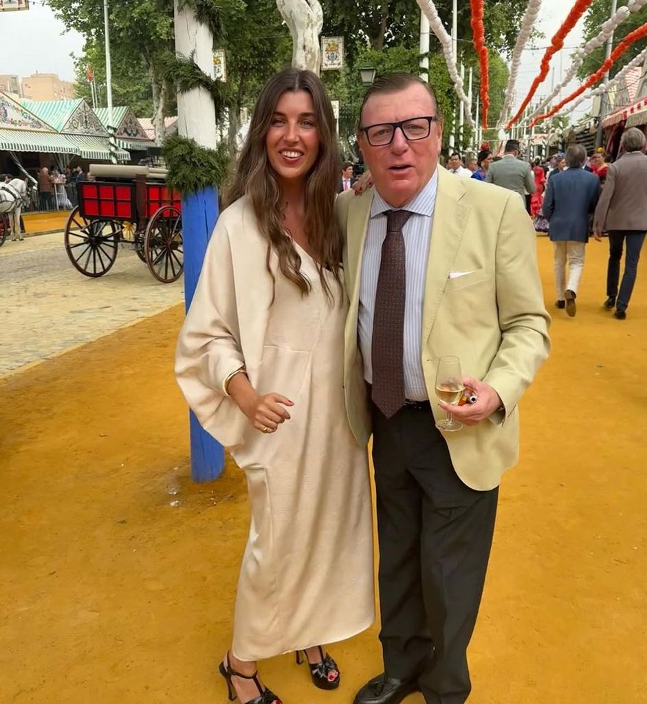 César Cadaval y su hija Patricia