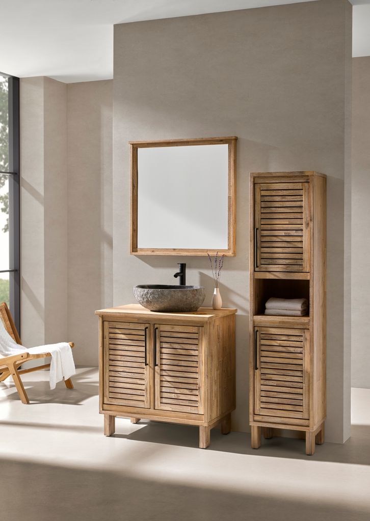 Muebles de baño de madera de acacia