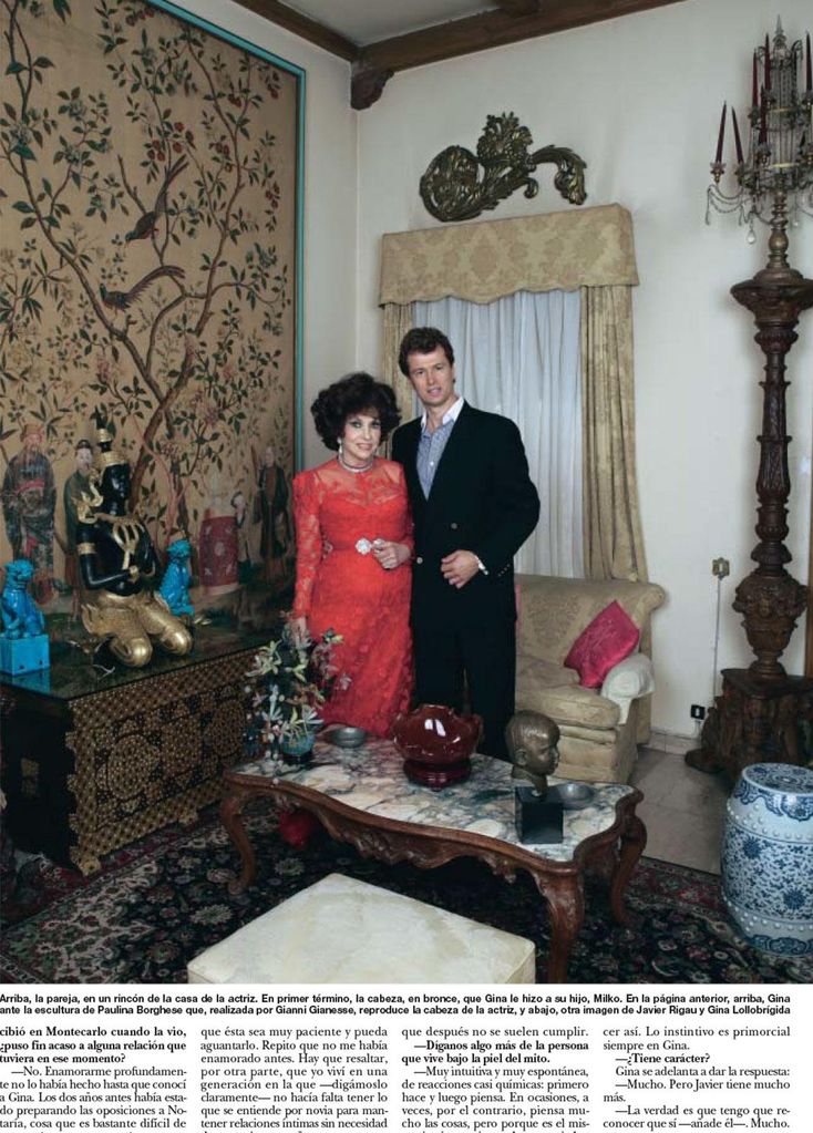 Gina Lollobrigida boda