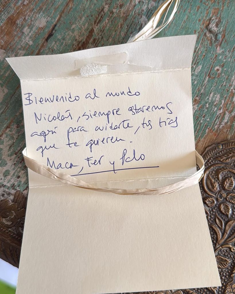 Lourdes Montes muestra la primera semana de vida de su hijo Nicolás