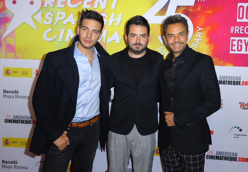 Eugenio Derbez con sus hijos, Vadhir y José Eduardo