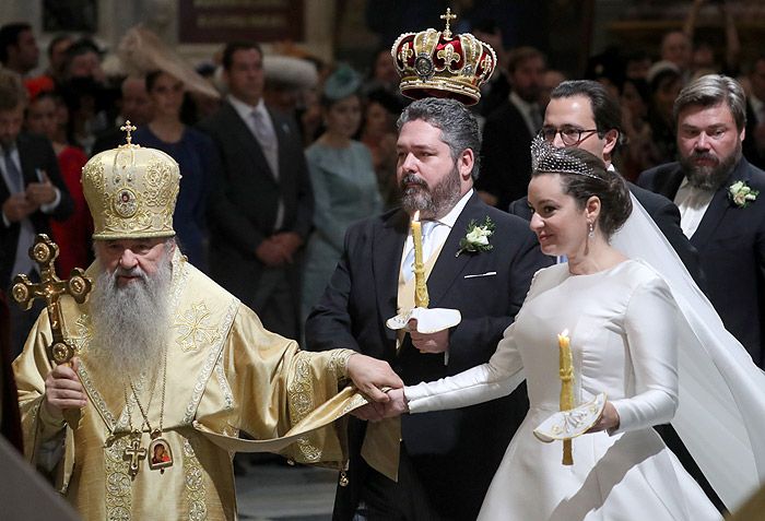 Boda real de Jorge Romanov y Rebecca Bettarini
