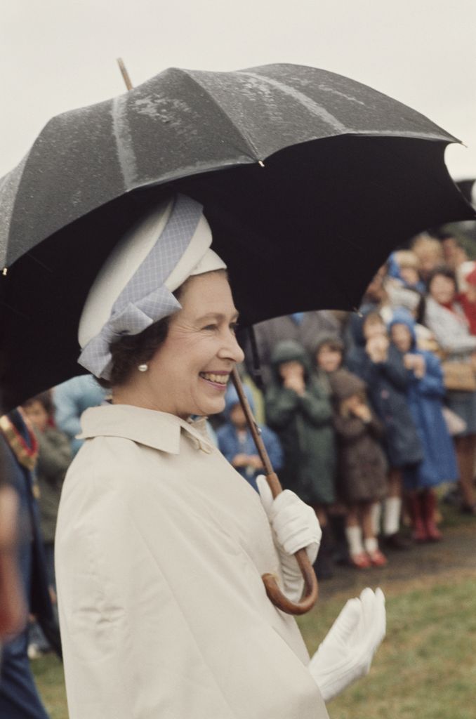 La reina Isabel II en Nueva Zelanda, 1977.