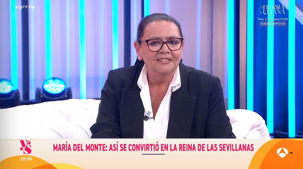 María del Monte en Y ahora Sonsoles