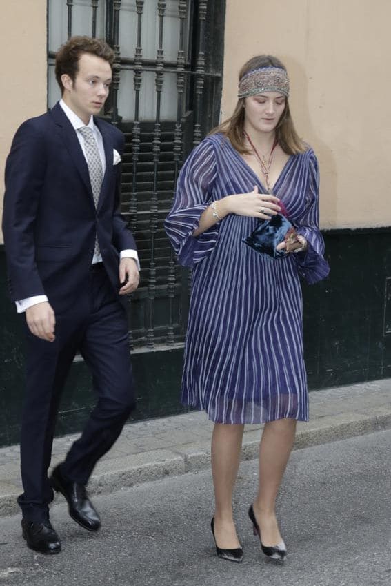 Victoria de Hohenlohe con su hermano Alexander