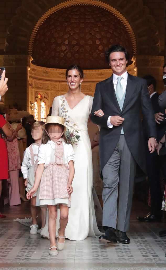 María Corsini y Diego Osorio Núñez-Lagos en su boda
