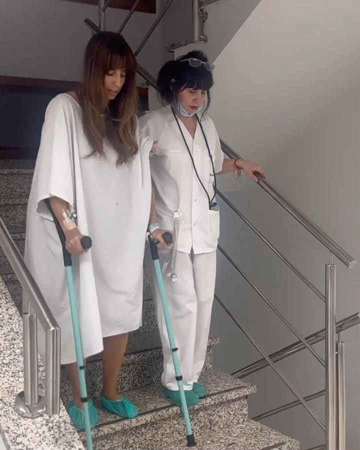 Almudena Cid se recupera tras su operación