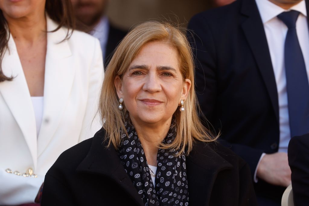 La infanta Cristina durante el día 