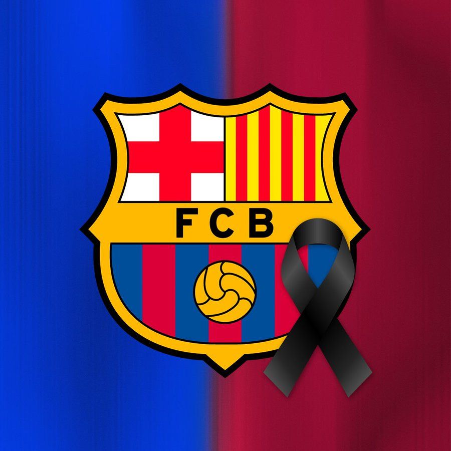 La imagen con la que el FC Barcelona ha comunicado la triste noticia