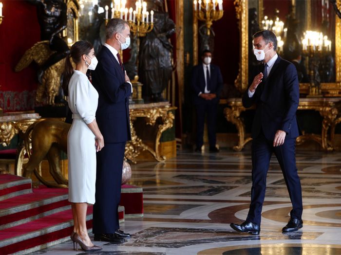 Recepción en el Palacio Real por el 12 de octubre