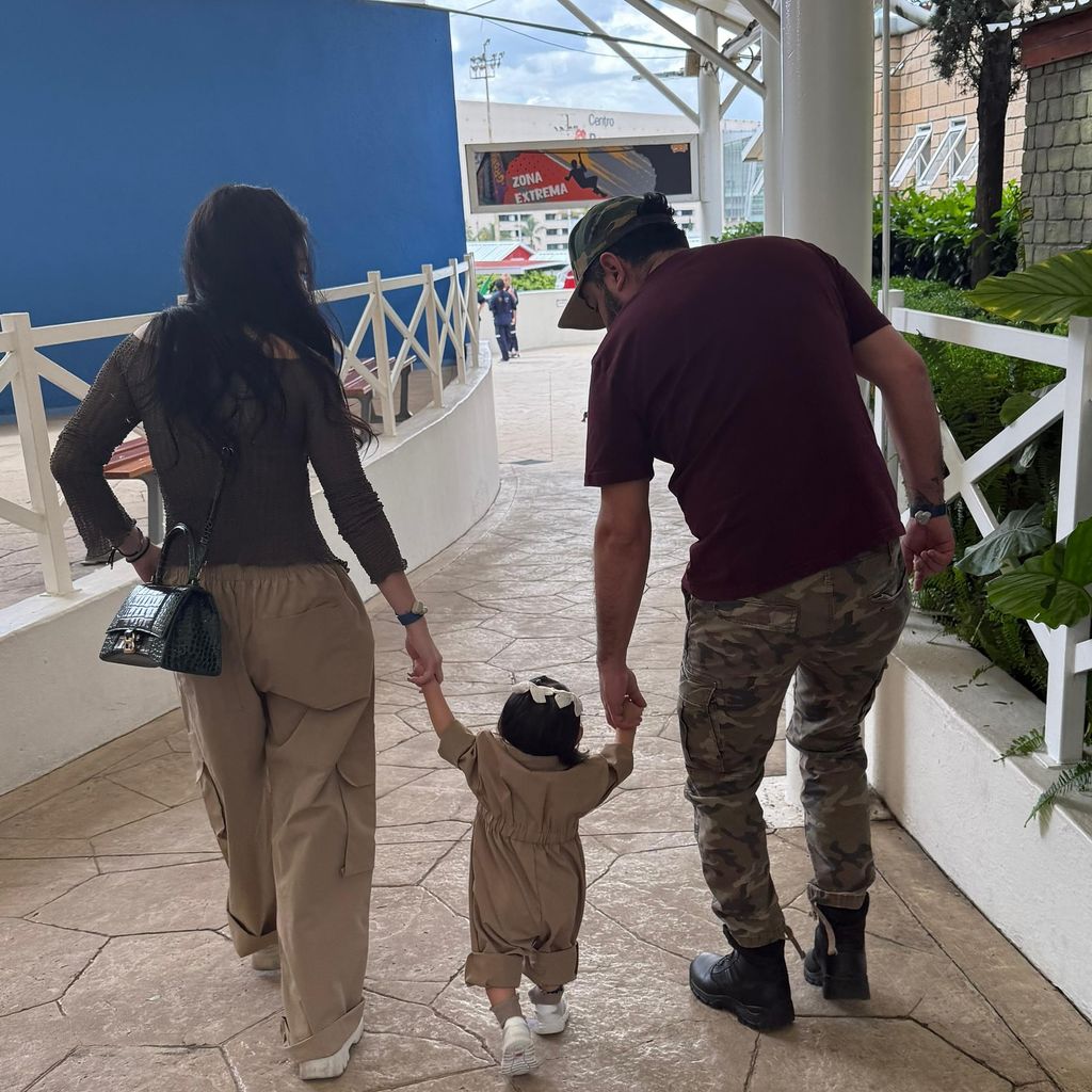 José Eduardo y Paola pasaron un día inolvidable junto a su amada hija Tessa.
