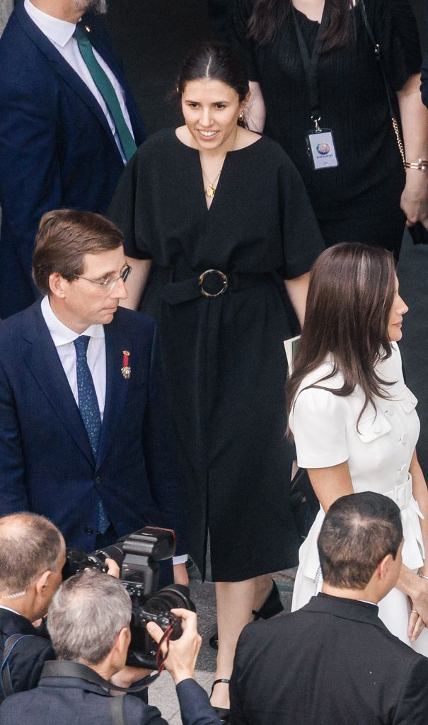 Teresa Urquijo en la misa del Papa León XIV en Cibeles, Madrid, 2026.