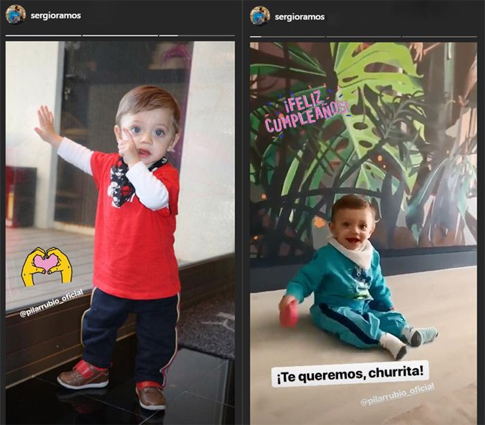 Sergio Ramos celebra el primer cumpleaños de su hijo Alejandro