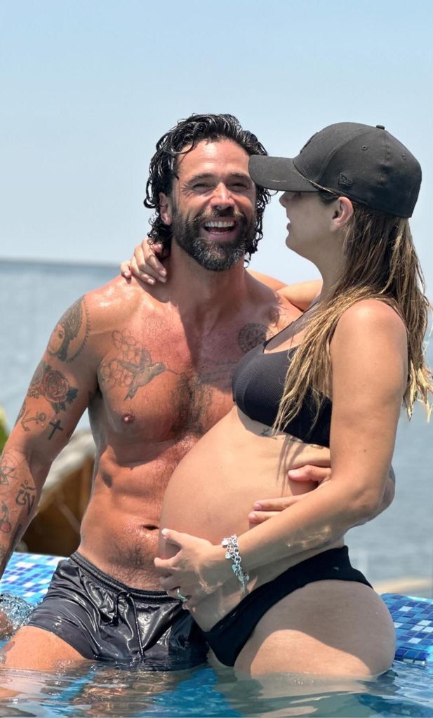 Michelle Renaud y Matías Novoa