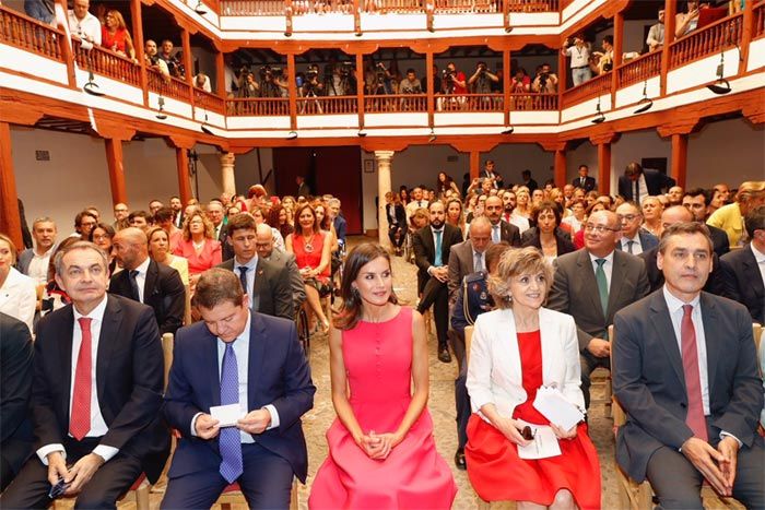 Doña Letizia, la auténtica protagonista en el corral de comedias de Almagro