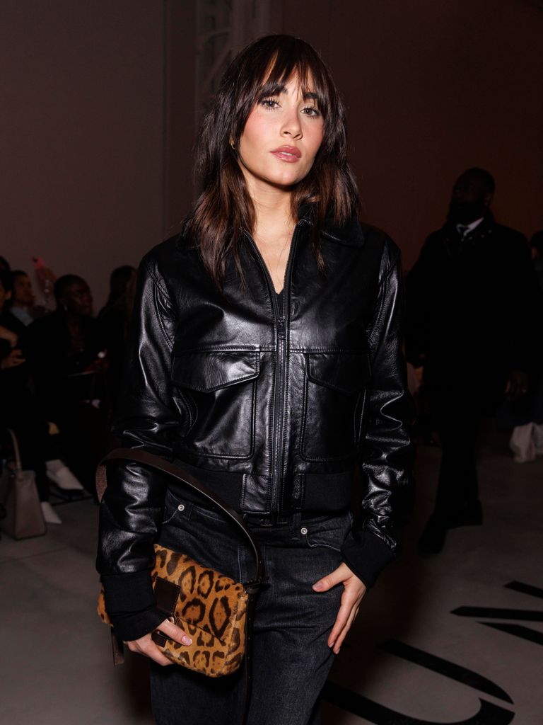Aitana en el desfile de Fendi en Milan Fashion Week