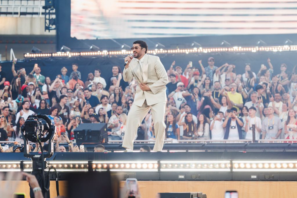 Bad Bunny, en el en el Estadio Olímpico de Barcelona