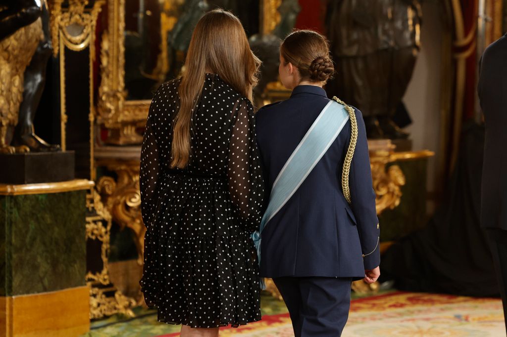 La princesa Leonor y la infanta Sofía en el Día de la Hispanidad de 2025