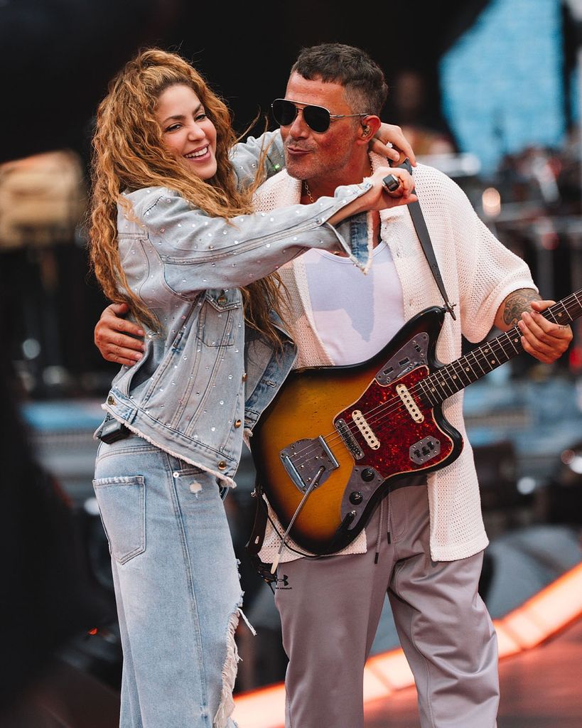 Shakira y Alejandro Sanz