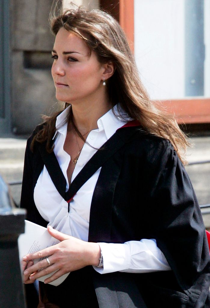 Kate Middleton durante su graduación de la St Andrew's University
